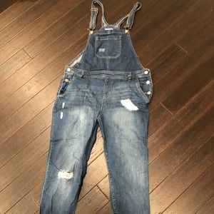 Forever 21 jean overalls